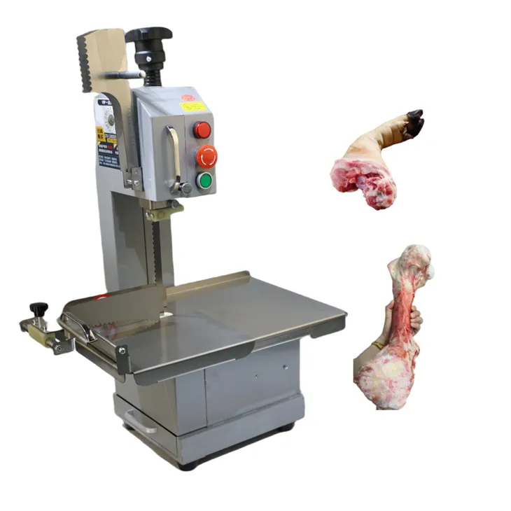 منجمد گوشت کی ہڈی میں گوشت کاٹنے کی مشین دیکھا